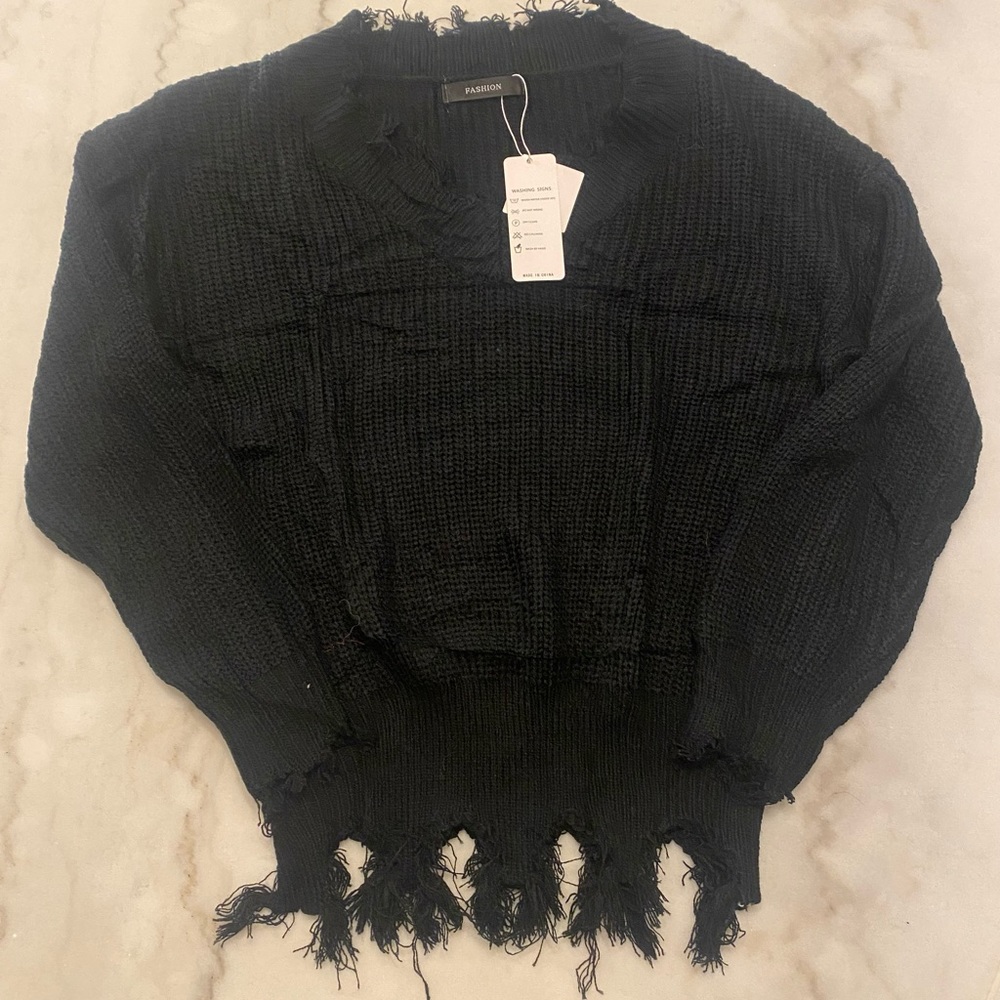Distressed Sweater
